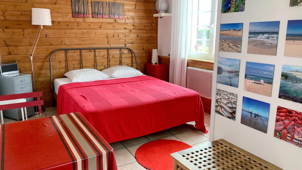 Le Studio Rouge De La Gare Appartement Vieux-Boucau-les-Bains Buitenkant foto